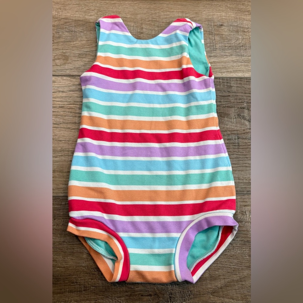 Magnolia Colorful Striped Bodysuit